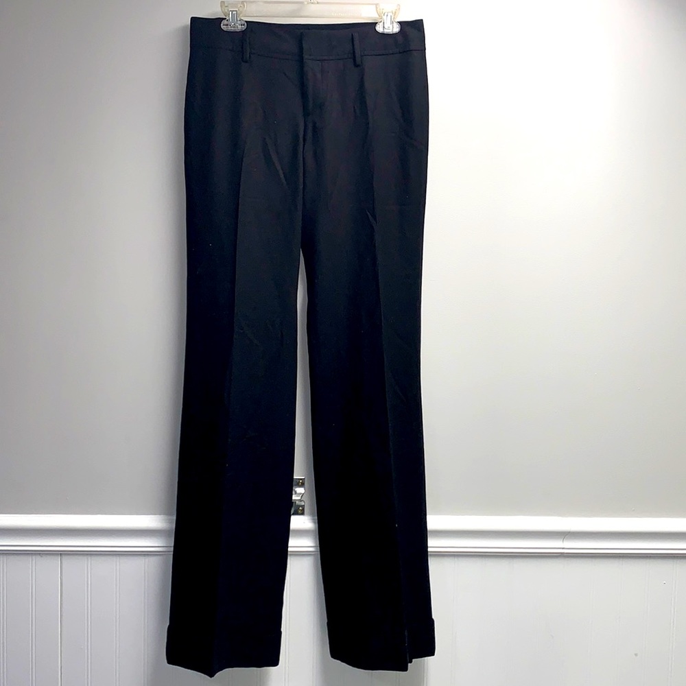 Banana Republic martin fit wide leg trousers Black 6L